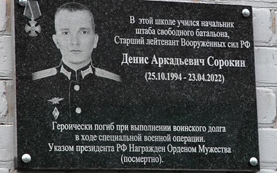 Депутат Володин обратил внимание на ошибки в тексте мемориальной доски в честь рязанца Сорокина