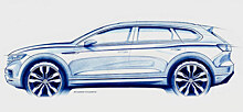 Volkswagen показал первый тизер нового поколения «Туарег»