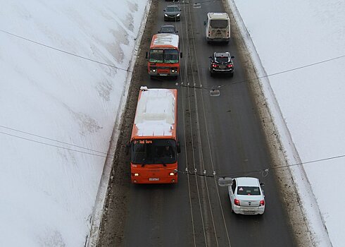 Выделенные полосы для автобусов появятся на проспекте Ленина и Окском съезде