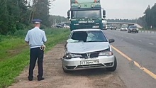 Появилось видео с места ДТП с пострадавшими пешеходами в Одинцово