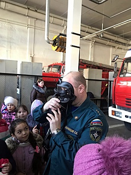 Дети из района Выхино-Жулебино побывали на экскурсии в пожарной части