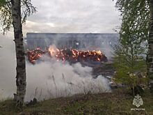 Полыхающие опилки почти сутки держали в страхе костромичей