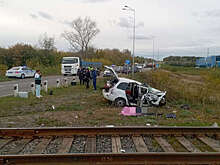 В Чувашии три человека пострадали в ДТП с участием поезда