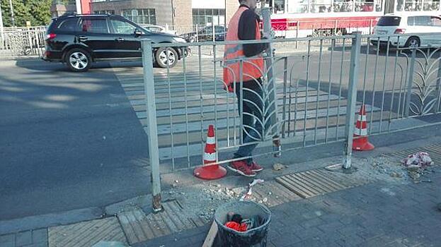 На ул. 9 Апреля перенесли пешеходный переход