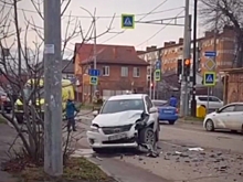 В центре Краснодара произошло массовое ДТП (видео)