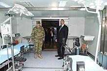 Наджмеддин Садыков рассказал президенту о полевом госпитале в Шамкире