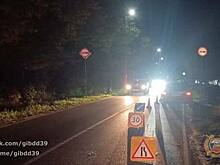 В Гурьевском районе сбили переходившего трассу мужчину, пострадавшего увезли в больницу
