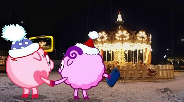 Нижегородские кремль и Ярмарка появились в новогодней серии «Смешариков»