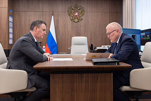 Зампред правительства РФ Дмитрий Патрушев и губернатор Александр Соколов обсудили сельское хозяйство и экологию Кировской области