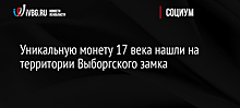 Уникальную монету 17 века нашли на территории Выборгского замка