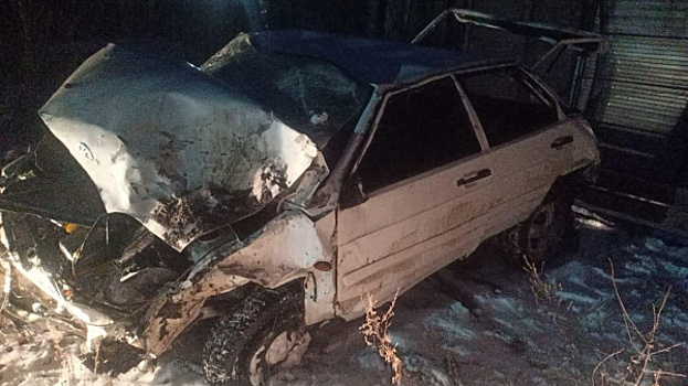 Любитель большой скорости улетел в кювет на трассе в Самарской области