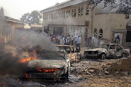 Боевики в Нигерии сожгли город