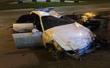 В летевшей по Новосибирску Toyota Mark II погибла жена водителя