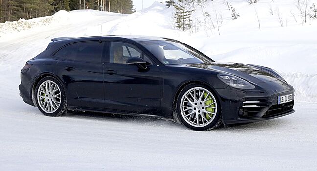 Обновлённый Porsche Panamera ST был замечен на тестах