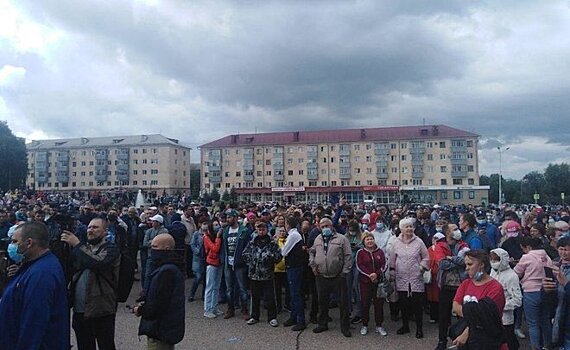 В Башкирии прошел несанкционированный митинг за отставку главы Ишимбайского района