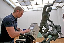 Рядом с парком «Динамо» появится скульптура «Футболисты», созданная с помощью лазерного 3D-сканирования