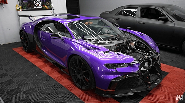 Сколько стоит отремонтировать Bugatti Chiron после столкновения с грузовиком