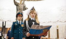 Воспитанники школы №1238 приняли присягу в Музее Победы