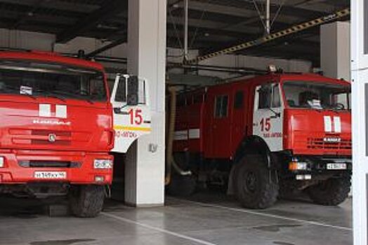 Металлоинвест приобрел пожарную машину для курской противопожарной службы
