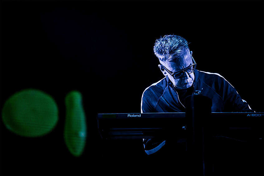 Энди Флетчер во время концерта Depeche Mode в Копенгагене, 2017 год
