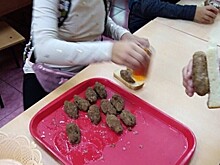 В сибирской школе детей кормили с подносов вместо посуды