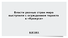 Власти разных стран мира выступили с осуждением теракта в «Крокусе»