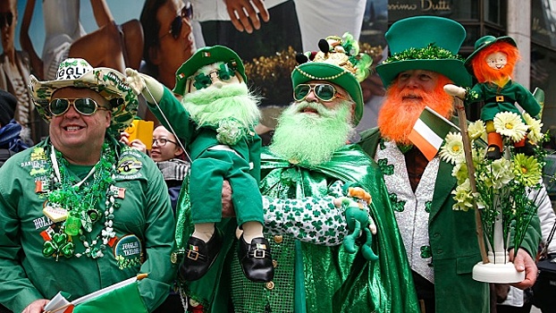 В Дублине прошел самый масштабный за 10 лет парад в День святого Патрика
