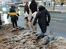«Невозможно обойти»: депутат Фаттуш высказалась о лужах на пешеходных переходах в Петербурге