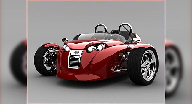 Трехколесный спорткар