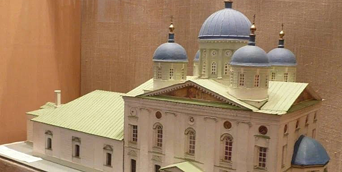 Восстановленный Троицкий Собор можно увидеть в формате 3Д