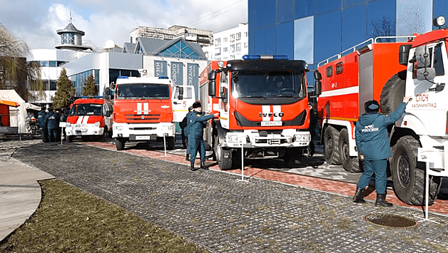 Спасатели в Калининграде показали новейшую технику