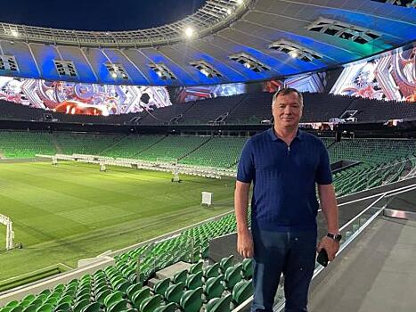 Хуснуллин начал визит на Кубань со стадиона Галицкого