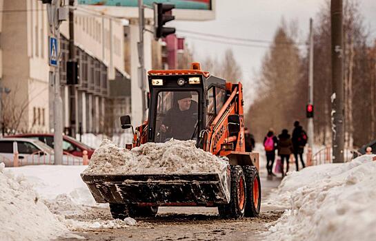 Из Курска вывезли почти 3 тысячи кубов снега
