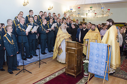 В Московской области на территории инженерно-маскировочного полка состоялось освящение домового воинского храма