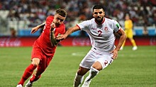 Англия и Тунис обменялись голами в первом тайме