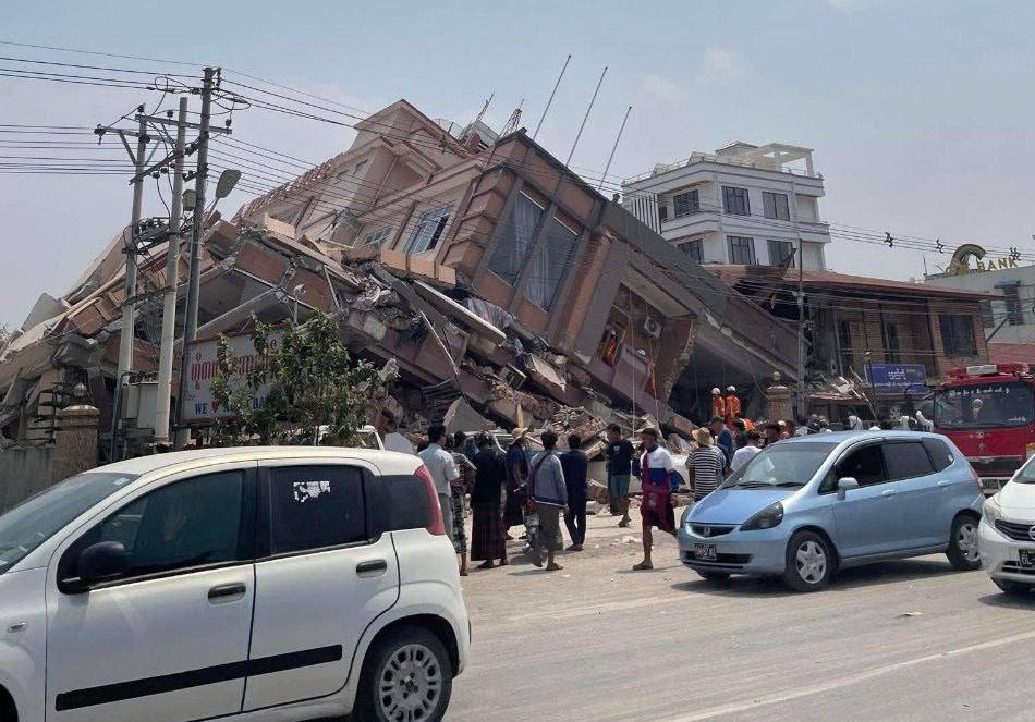 В Мьянме рядом со столицей произошло повторное землетрясение