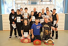 Федерация кикбоксинга России и Группа компаний «Стилобат» провели открытую тренировку для студентов