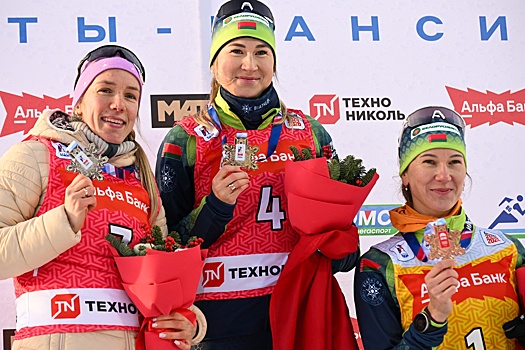 Белорусская биатлонистка Динара Смольская выиграла пасьют на этапе Кубка России
