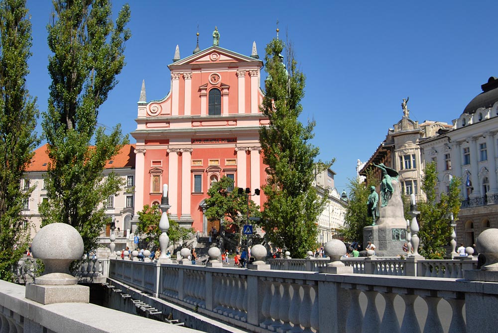 Францисканская церковь Благовещения, Любляна, Словения, Европа
