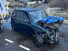 КамАЗ протаранил легковушку под Туапсе