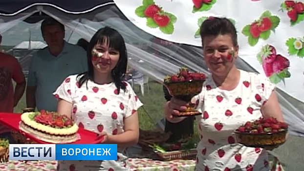 В Грибановском районе впервые прошёл фестиваль клубники