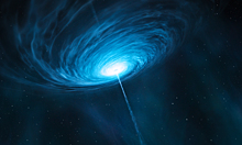 Астрономы зафиксировали ток холодного газа от туманности к квазару