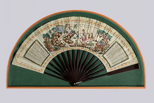 В музее-усадьбе «Останкино» рассказали о веере "Геркулес и Омфала"