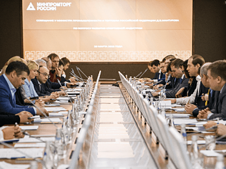 Меры по увеличению производства и качества российского спортинвентаря обсудили на межведомственном совещании в Минпромторге России