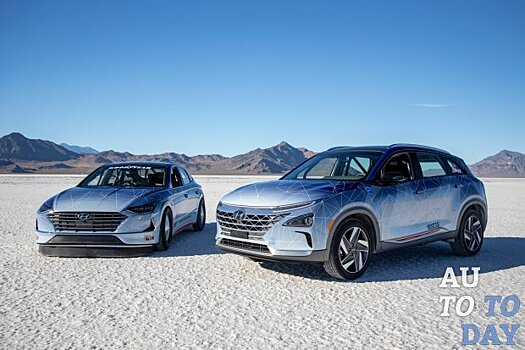 Гибридные Hyundai Nexo и Sonata устанавливают новый рекорд
