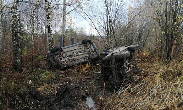 В Юрьянском районе на трассе столкнулись три автомобиля