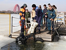 Юнармейцы приняли присягу на станции водных спасателей