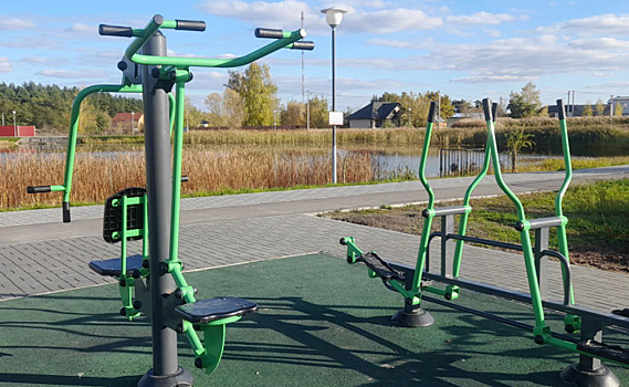 В слободе Белой Курской области построили новую спортплощадку