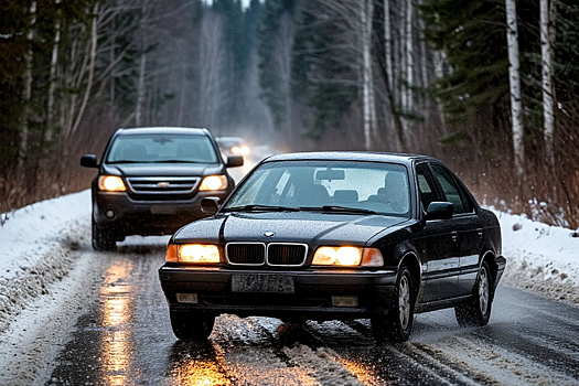 Гонщик объяснил, почему в снегопад лучше целиться в кювет, чем в отбойник