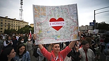 В Минске прошел многотысячный женский марш